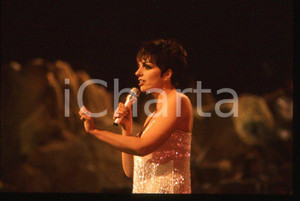 Fotografia d epoca originale Liza MINNELLI  40Â° Festival di SANREMO 1990 35mm vintage slide 23 1