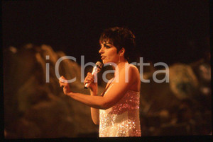Fotografia d epoca originale Liza MINNELLI  40Â° Festival di SANREMO 1990 35mm vintage slide 28 1