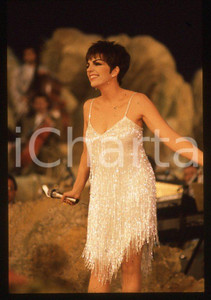 Fotografia d epoca originale Liza MINNELLI  40Â° Festival di SANREMO 1990 35mm vintage slide 35 1