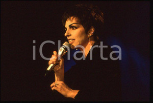 Fotografia d epoca originale Liza MINNELLI  40Â° Festival di SANREMO 1990 35mm vintage slide 43 1