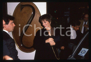 Fotografia d epoca originale Liza MINNELLI a un evento  MILANO 1989  35mm vintage slide 1 1