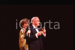 Fotografia d epoca originale Frank SINATRA Liza MINNELLI 1989 LONDON Royal Albert Hall 35mm vintage slide 4 1