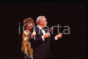 Fotografia d epoca originale Frank SINATRA Liza MINNELLI 1989 LONDON Royal Albert Hall 35mm vintage slide 7 1