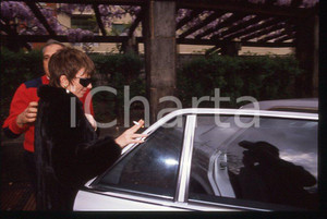 Fotografia d epoca originale Liza MINNELLI  MILANO 1989 Hotel Principe di Savoia 35mm vintage slide 11 1