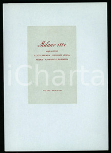1976 MILANO 1881 negli scritti di Luigi CAPUANA Giovanni VERGA Neera - Campi (3)