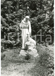 Cartolina originale da collezione 1973 OME Cenacolo Francescano Maria Assunta  San Francesco e il lupo Cartolina 1