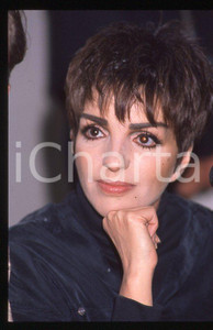 Fotografia d epoca originale Liza MINNELLI  40Â° Festival di SANREMO 1990  Intervista 35mm vintage slide 15 1