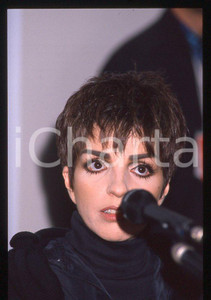 Fotografia d epoca originale Liza MINNELLI  40Â° Festival di SANREMO 1990  Intervista 35mm vintage slide 18 1