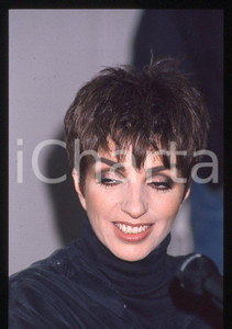 Fotografia d epoca originale Liza MINNELLI  40Â° Festival di SANREMO 1990  Intervista 35mm vintage slide 25 1