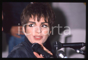 Fotografia d epoca originale Liza MINNELLI  40Â° Festival di SANREMO 1990  Intervista 35mm vintage slide 26 1
