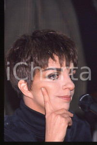 Fotografia d epoca originale Liza MINNELLI  40Â° Festival di SANREMO 1990  Intervista 35mm vintage slide 36 1
