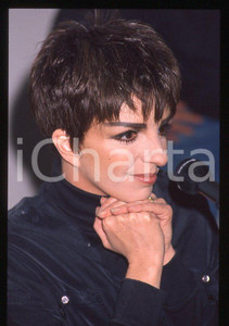 Fotografia d epoca originale Liza MINNELLI  40Â° Festival di SANREMO 1990  Intervista 35mm vintage slide 53 1