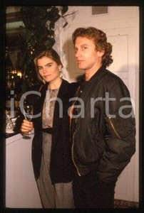 35mm vintage slide* 1986 ca CINEMA Mariel HEMINGWAY and Steve CRISMAN (3)