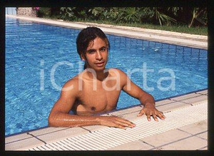 35mm vintage slide* 1987 ca MUSIC GEORGIO ALLENTINI African-American singer (54)