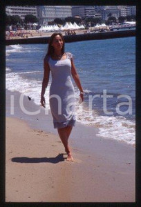35mm vintage slide* 1995 ca CANNES Vanessa DEMOUY Actress and model (24)