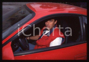 35mm vintage slide* 1994 ca SAN REMO Daniel DUCRUET in the car (88)
