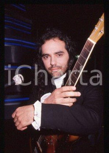 35mm vintage slide* 1990 MUSIC "ACADIE" Daniel LANOIS guitarist & vocalist (33)