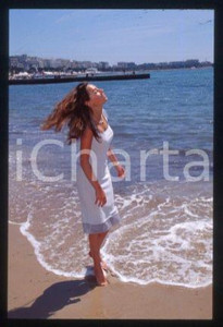 35mm vintage slide* 1995 ca CANNES Vanessa DEMOUY Actress and model (14)