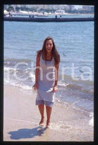 35mm vintage slide* 1995 ca CANNES Vanessa DEMOUY Actress and model (27)