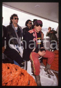 35mm vintage slide* 1989 ca SANREMO - American singer LITTLE STEVEN (28)