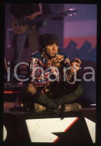 35mm vintage slide* 1989 ca SANREMO - American singer LITTLE STEVEN (12)