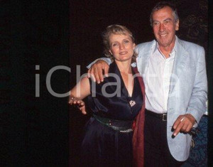 35mm vintage slide* 1991 VENICE Roger VADIM & wife Marie Christine BARRAULT (13)
