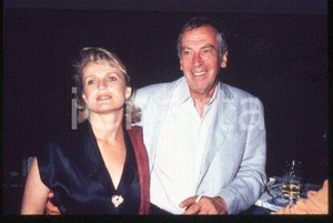 35mm vintage slide* 1991 VENICE Roger VADIM & wife Marie Christine BARRAULT (10)