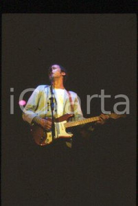 35mm vintage slide* 1981 MUSIC British rock band DIRE STRAITS Mark KNOPFLER (72