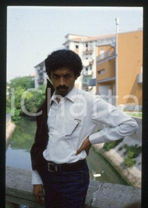 35mm vintage slide* 1984 ITALY VENICE Indian film director Goutam GHOSE (12)
