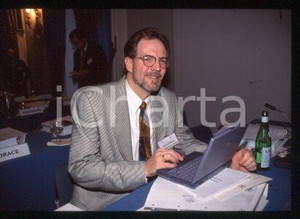 35mm vintage slide* 1995 ca ITALY MILAN Randall WITHING Portrait (1)