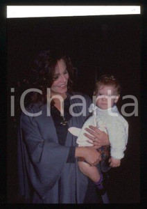 35mm vintage slide* 1991 CIAO WEEKEND actress Noelle BECK & daughter Forrest(16)
