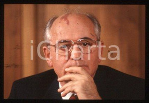 35mm vintage slide* 1990 ca POLITICS President of the USSR Mikhail GORBACHEV (3)