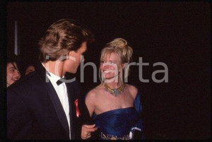 35mm vintage slide* 1992 LOS ANGELES Patrick SWAYZE and wife Lisa NIEMI (21)