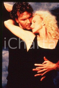 35mm vintage slide* 1990 ca CINEMA Patrick SWAYZE and wife Lisa NIEMI (17)