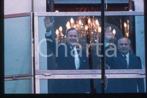 35mm vintage slide* 1990 HELSINKI Mikhail GORBACHEV and George BUSH (14)
