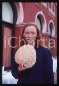 35mm vintage slide* 1992 VENICE Film Festival British actress Tilda SWINTON (3)