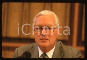 35mm vintage slide* 1988 BONN Germany Minister of Finance Gerhard STOLTENBERG 1