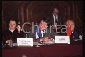 35mm vintage slide* 1990ca MINISTRY OF FOREIGN AFFAIRS USSR Anatoly ADAMISHIN 11