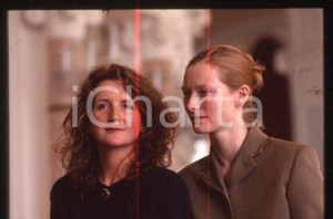 35mm vintage slide* 1992 VENICE actress Tilda SWINTON and Sally POTTER (54)