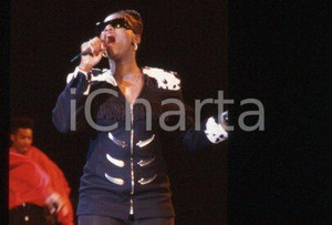 35mm vintage slide* 1990 ca ITALY American house music singer ADEVA (48)