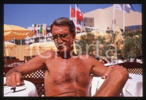 35mm vintage slide* 1989 ca CANNES an American actor Roy SCHEIDER (13)