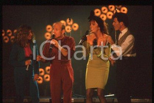 35mm vintage slide* 1988 ca PALAROCK a concert of THE MANHATTAN TRANSFER (50)