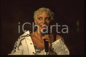 35mm vintage slide* 1989 SANREMO Pop Festival Pop singer YAZZ - Yasmin EVANS (6)
