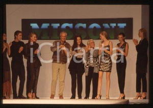 35mm vintage slide* 1998 FASHION Designers Angela, Ottavio & Rosita MISSONI 1