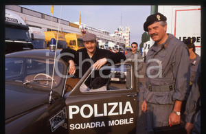35mm vintage slide* 1990ca MONZA Nigel MANSELL AUTO D'EPOCA POLIZIA DI STATO 9