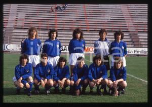 35mm vintage slide* 1989 REGGIO EMILIA - CALCIO Nazionale Italiana Femminile