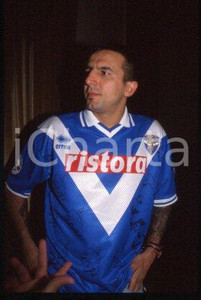 35mm vintage slide* 1994 BRESCIA Leader of TIMORIA Omar PEDRINI Portrait (3)