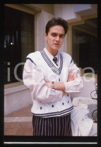 35mm vintage slide* 1985 ca MUSIC Italian singer-songwriter Michele PECORA (2)