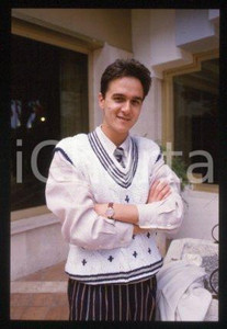 35mm vintage slide* 1985 ca MUSIC Italian singer-songwriter Michele PECORA (6)