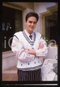 35mm vintage slide* 1985 ca MUSIC Italian singer-songwriter Michele PECORA (7)